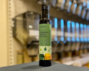 Organic cold pressed hemp seed oil 250 ml RAW