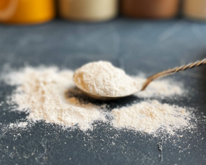 Roasted organic oat flour