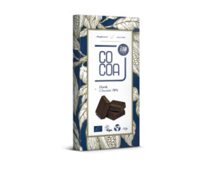 Organic dark raw chocolate 70% Cocoa, 50 g