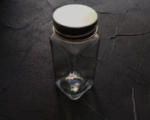 Klaasist maitseainepurk metallkaanega (suured augud), 120 ml