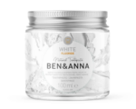 Natural whitening toothpaste BEN&ANNA WHITE FLUORIDE with mint oil and sage extract, 100 ml