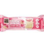 Mahe maiustus india pähkli kreemi ja vaarikatäidisega Naughty Nuts, 39 g