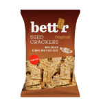 Täistera nisujahust mahe kreekerid seemnetega Bett’r, 150 g