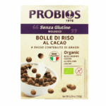 Gluteenivabad mahe riisikrõpsud kakaoga Probios, 150 g