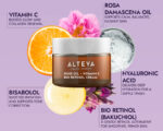 Luminous Rose Bio Retinol mahe näokreem roosiõli + C-vitamiin Alteya, 50 ml - Image 3